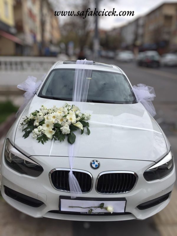 beyaz tüllü sade