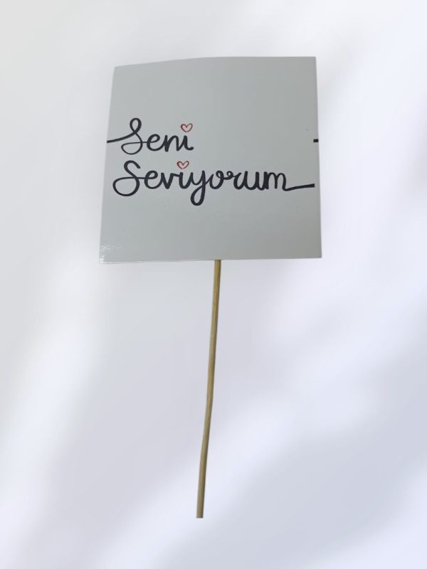 seni seviyorum pankart